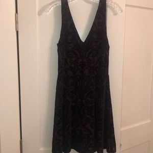 Purple velvet dress size medium